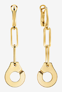 Dinh Van Gold Menotte Earrings