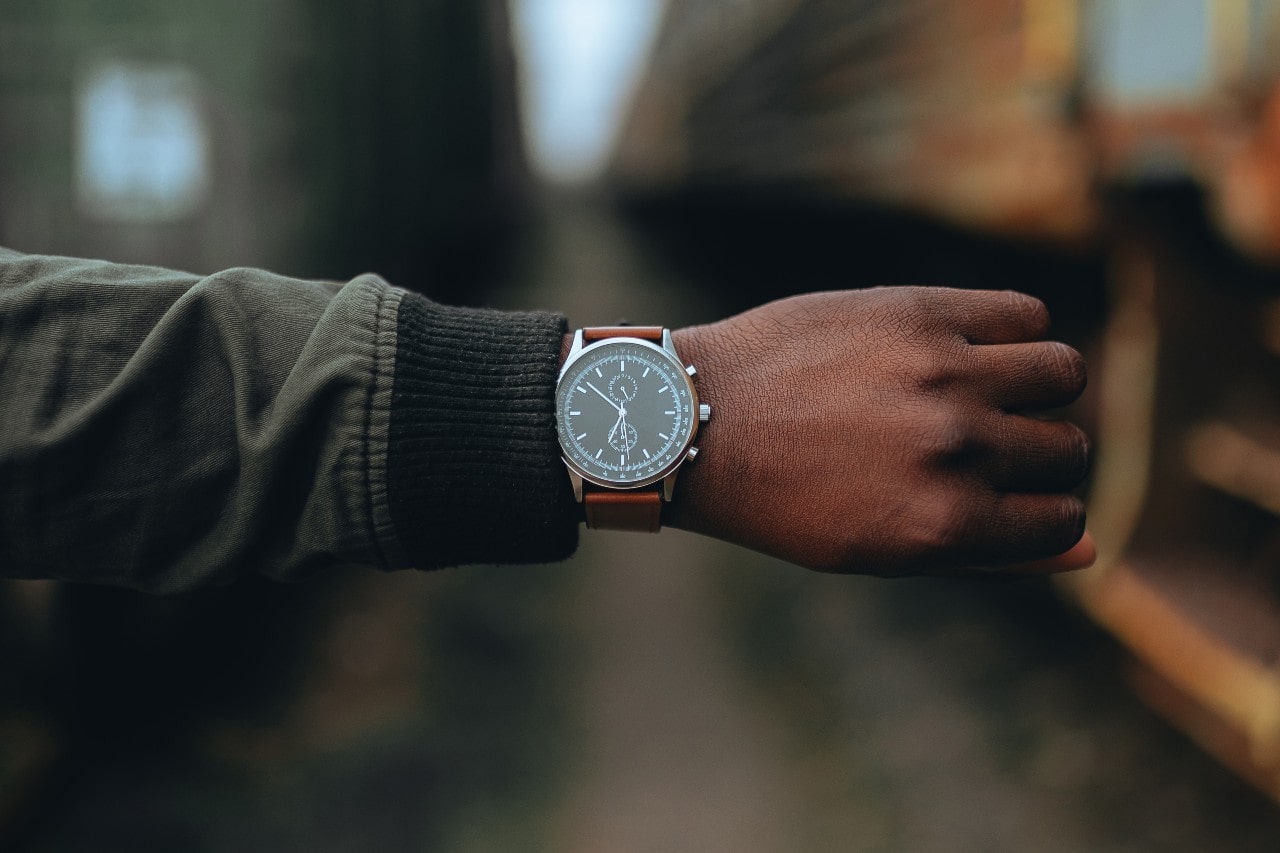 watch with multiple complications on it