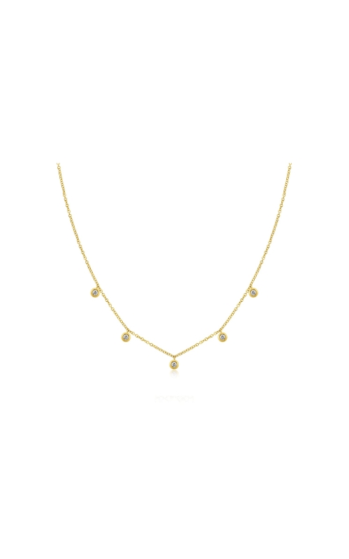 5 Diamond Bezel Choker Necklace