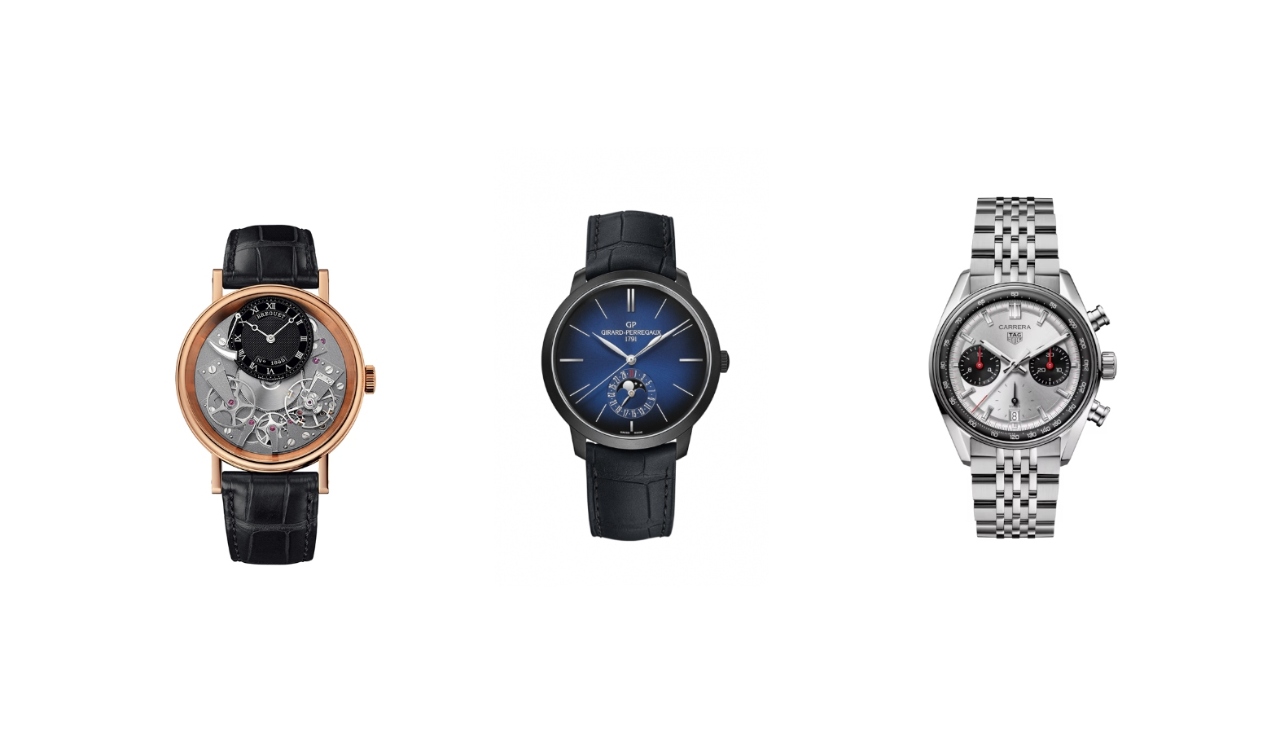 Breguet Watch , Girard-Perregaux Watch , and TAG Heuer Carrera Chronograph Breguet Watch , Girard-Perregaux Watch , and TAG Heuer Carrera Chronograph